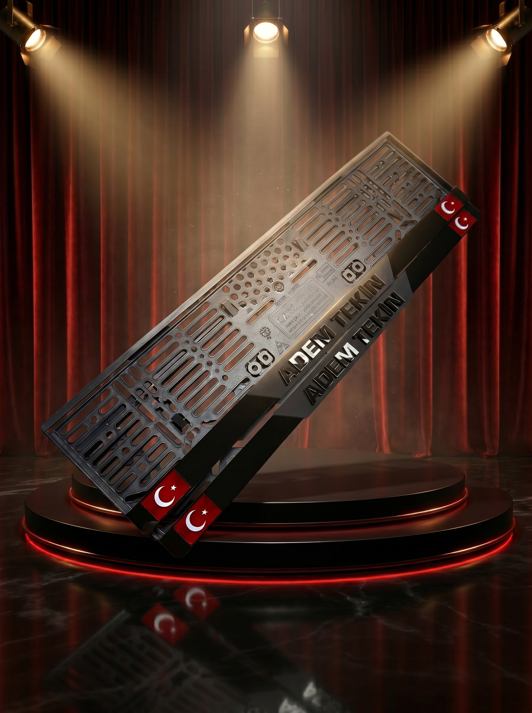 Premium plakalık model görseli